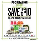 Food Lion Customers Can Save Up to $10 When They Buy Private Brand Products April 4-April 24 (Graphic: Business Wire)