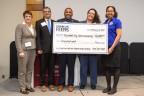 Food Lion President Meg Ham along with representatives from Elizabeth City State University. (Photo: Business Wire)